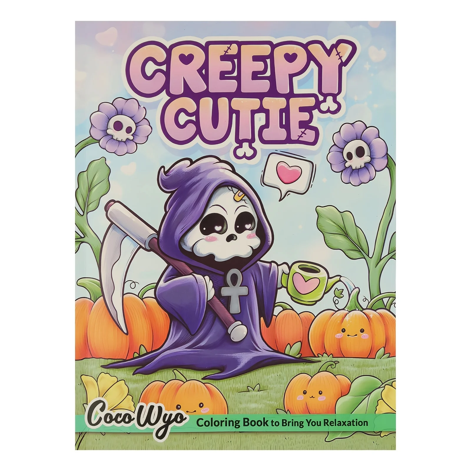 CREEPY CUTIE Malbuch für Erwachsene und Jugendliche mit entzückenden gruseligen Kreaturen, Halloween-Themen-Graffiti-Malbuch Image