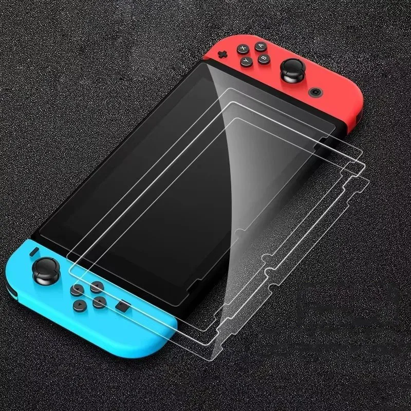 1-4 Stück gehärtetes Glas für Nintendo Switch OLED Displayschutzfolie für Nintendo Switch Switch Lite Schutzglas