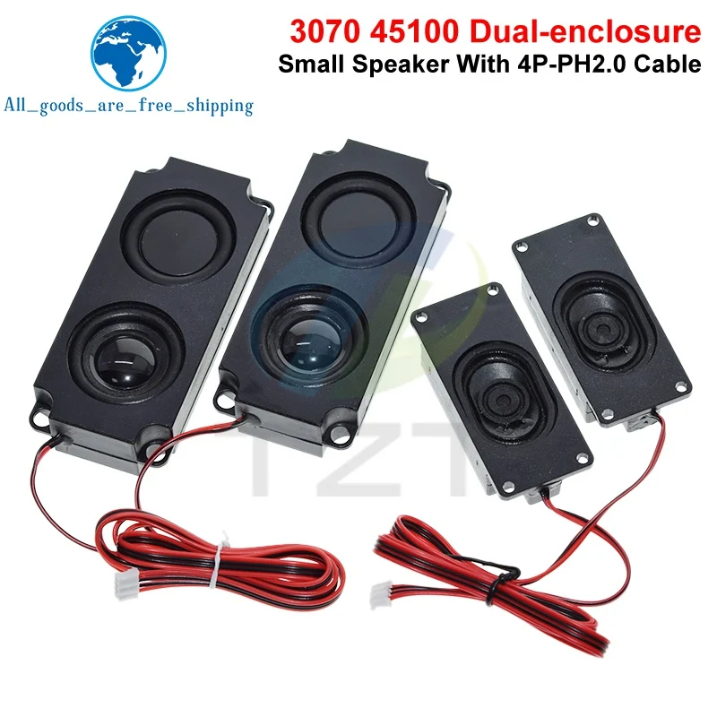 Tragbare Audio-Lautsprecher 3W 3070 4Ohm / 8Ohm 5W 45100 Computer-Lautsprecher Werbe-LCD-TV-Lautsprecher Rechteckiger Lautsprecher Image