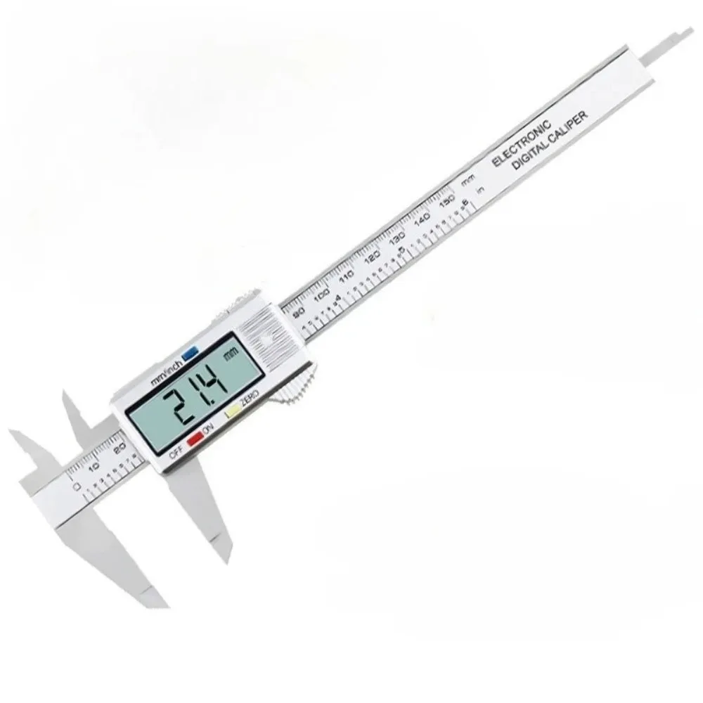 150mm 100mm Elektronischer Digitaler Messschieber aus Kohlefaser, Messinstrument, Mikrometer, Messwerkzeug, Digitales Lineal Image