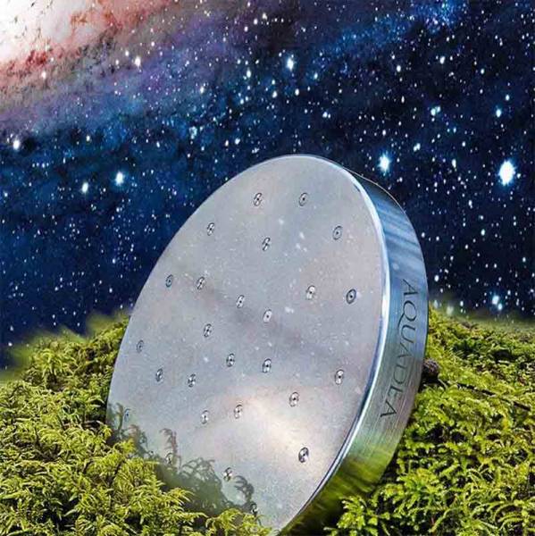 Kristall Wirbeldusche "Portal 28+1" | Titan | Maxi-Regen-Dusche