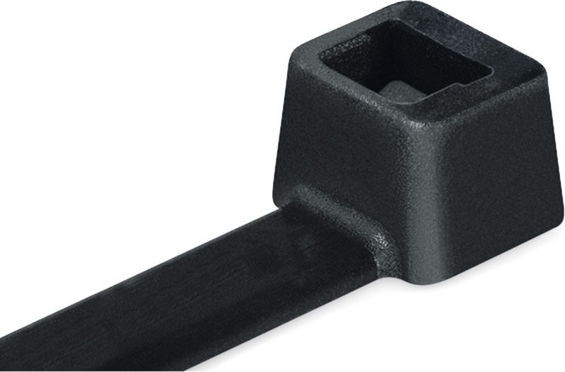 100 Stk. HellermannTyton Kabelbinder UB385C-B-PA66-BK-C1 138-00050 Image