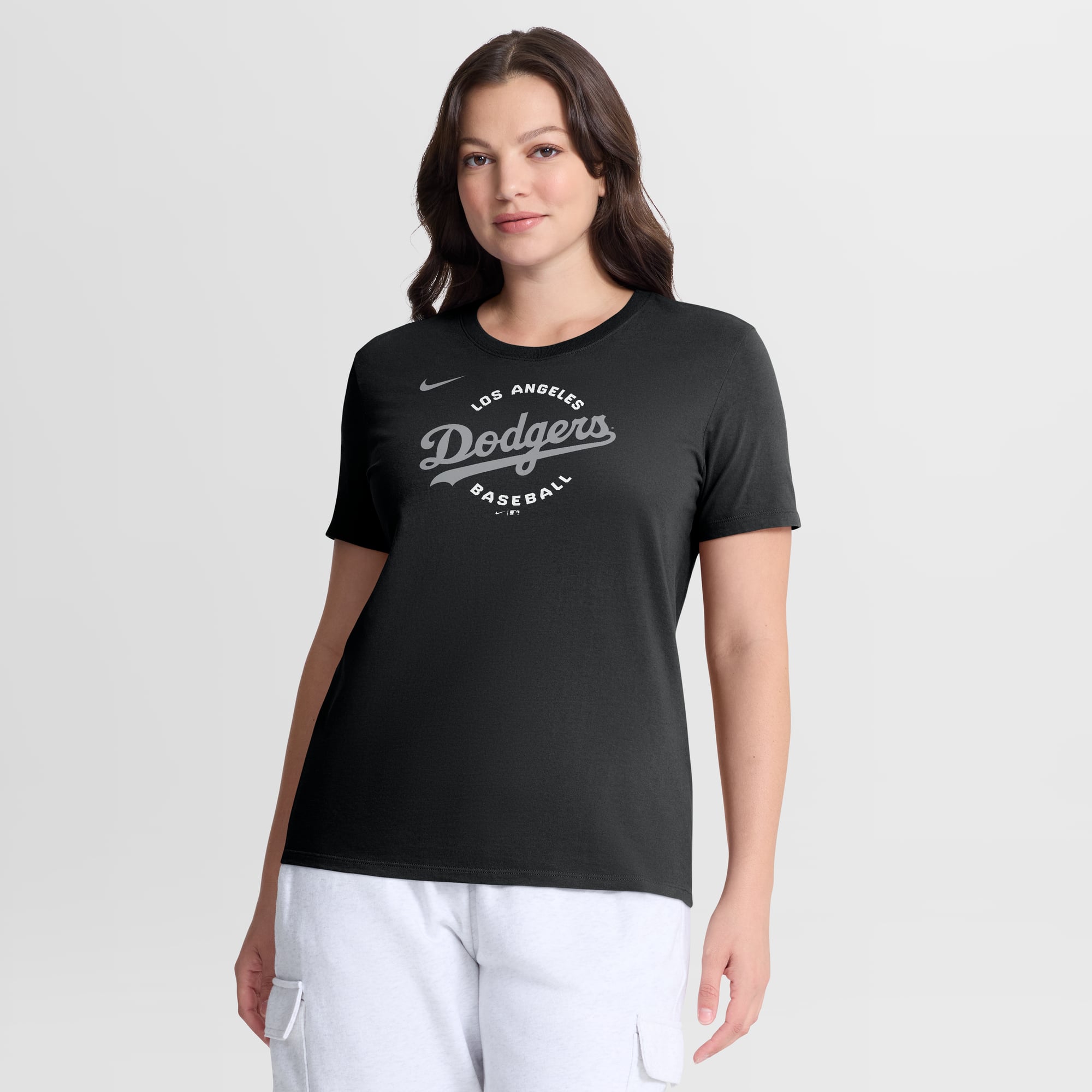 Los Angeles Dodgers Nike Kurzarm-Baumwoll-T-Shirt - Damen