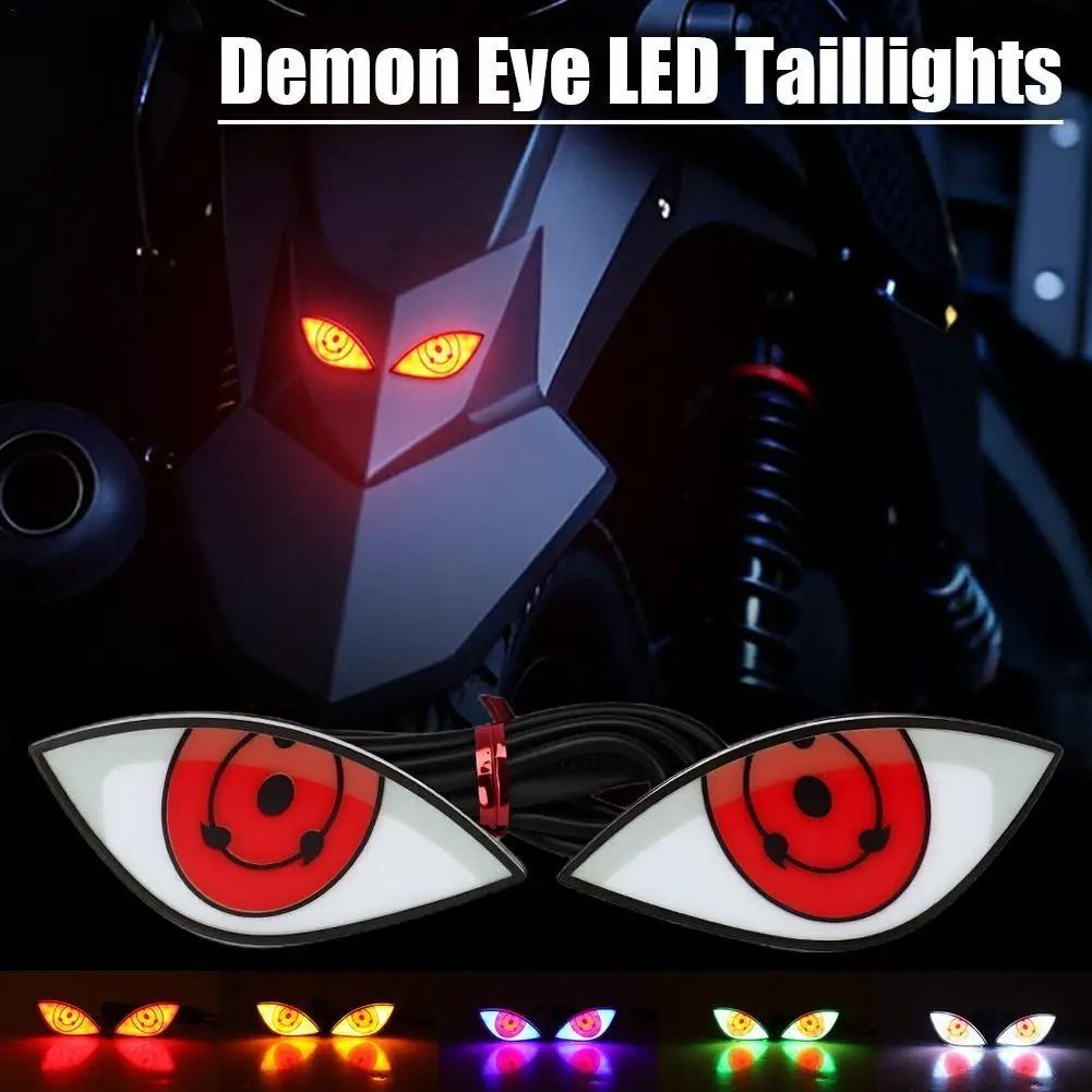 Motorcycle Devil Eyes LED License Plate Lights i