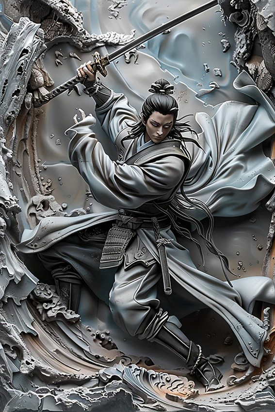 Vintage Samurai Ninja Metal Wall Art Plaque Perfect For Cafe, Man Cave, Bars, Garden, Home Room, Clubs & Garage Decor c