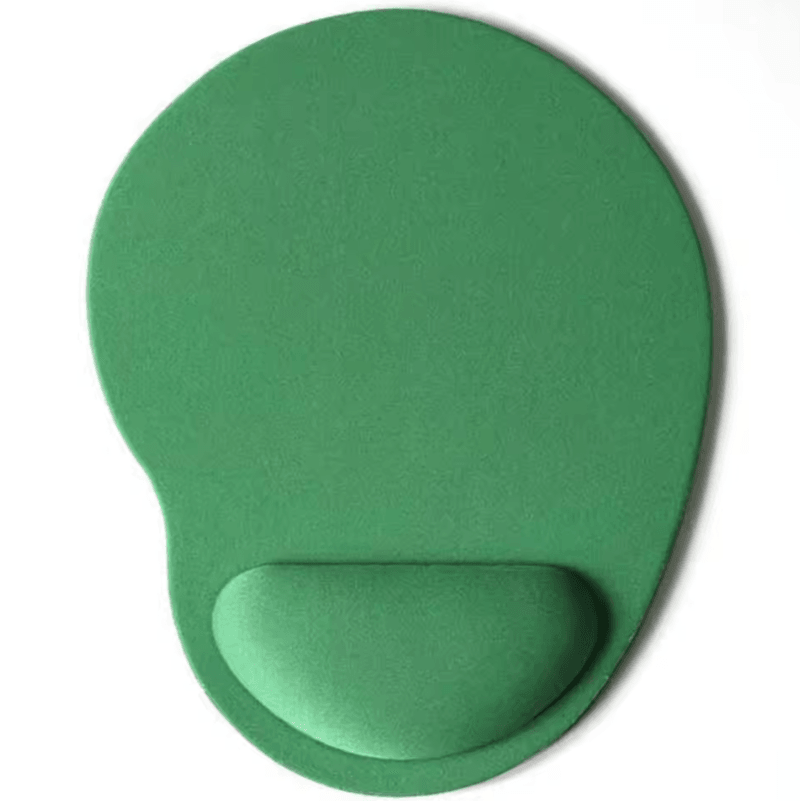 Ergonomic Mouse Pad With Wrist Support Non Slip Comfortable EVA Wrist Rest For PC & Laptop green