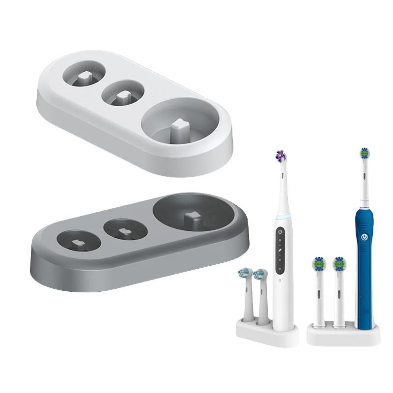 Universal Electric Toothbrush And Brush Head Storage Rack black