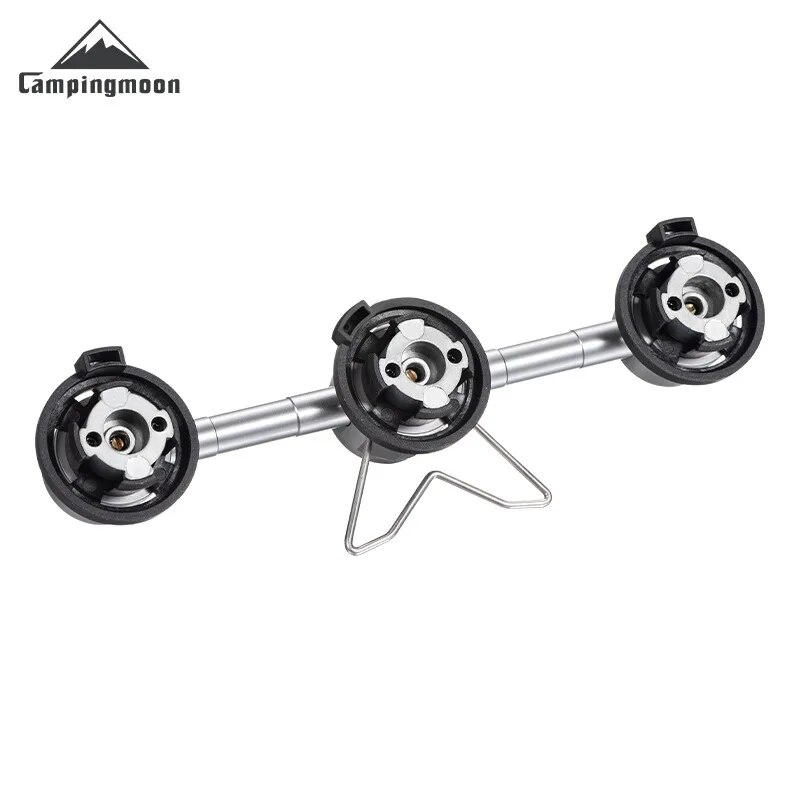 Outdoor Camping Alloy Three to One Gas Tank Stove Adapter Triple Gas Tank Adapter For Multi Stove Convenience Outdoor Camping Alloy Three to One Gas Tank Stove Adapter Triple Gas Tank Adapter For Multi Stove Convenience