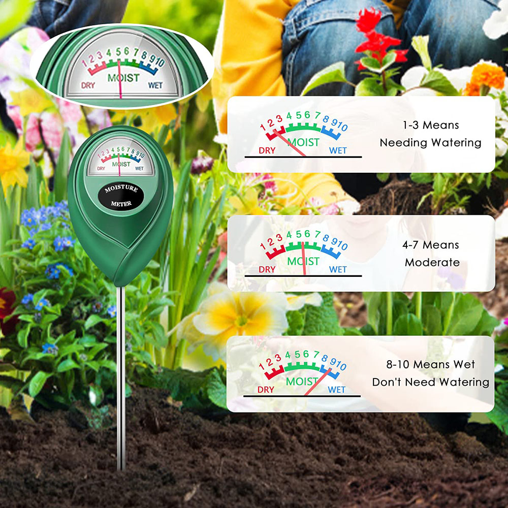 Soil Moisture Meter For House Plants And Lawn No Batteries Required, Easy to Use Hygrometer Sensor For Gardening Soil Moisture Meter For House Plants And Lawn No Batteries Required, Easy to Use Hygrometer Sensor For Gardening