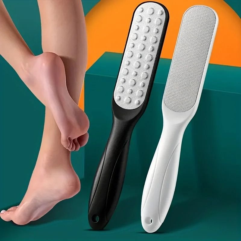SmoothStep Foot Callus Remover File Double Sided Pedicure Heel Grater black