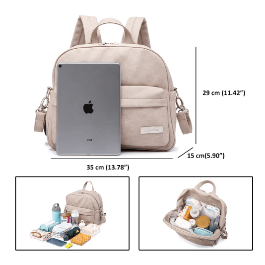 Lightweight Waterproof Diaper Backpack Multi Pocket Diaper Bag Backpack For Easy Baby Travel blackplaid