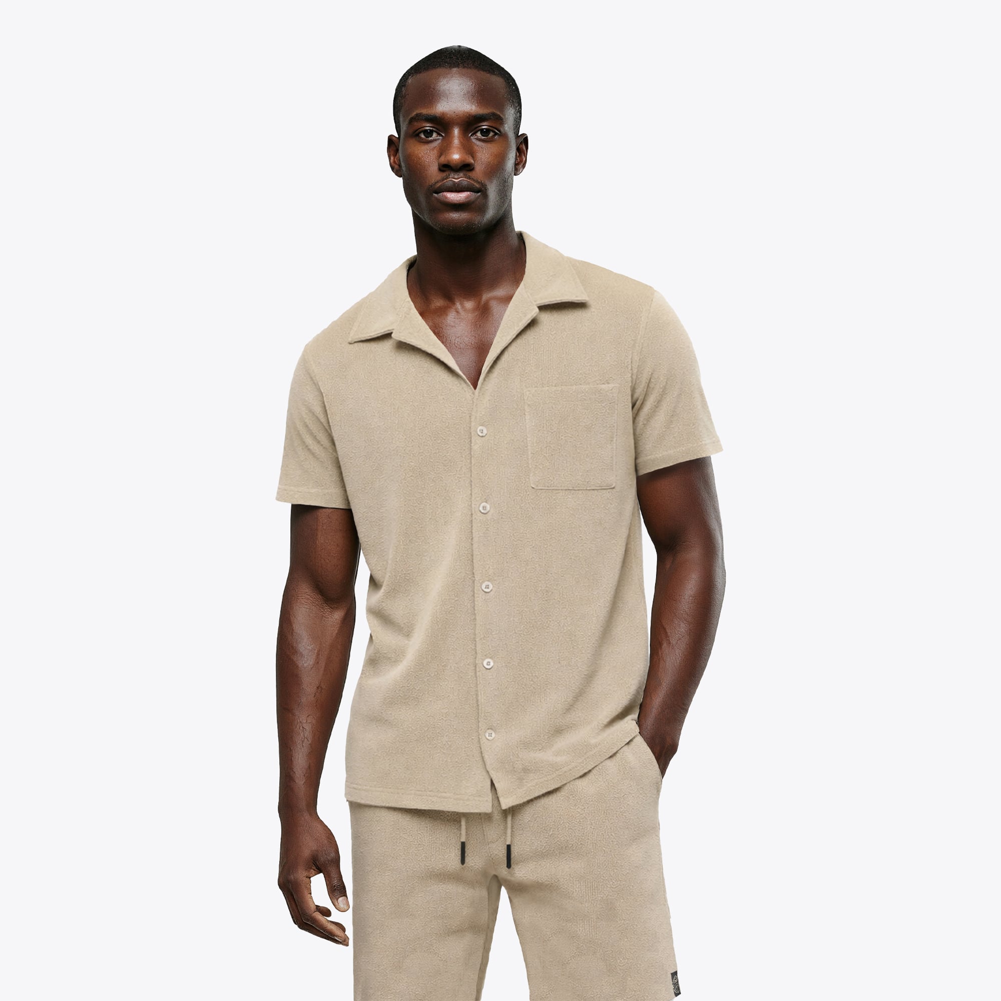 Unleash the Lion Terry Shirt - Marron Clair - Homme Taille: S