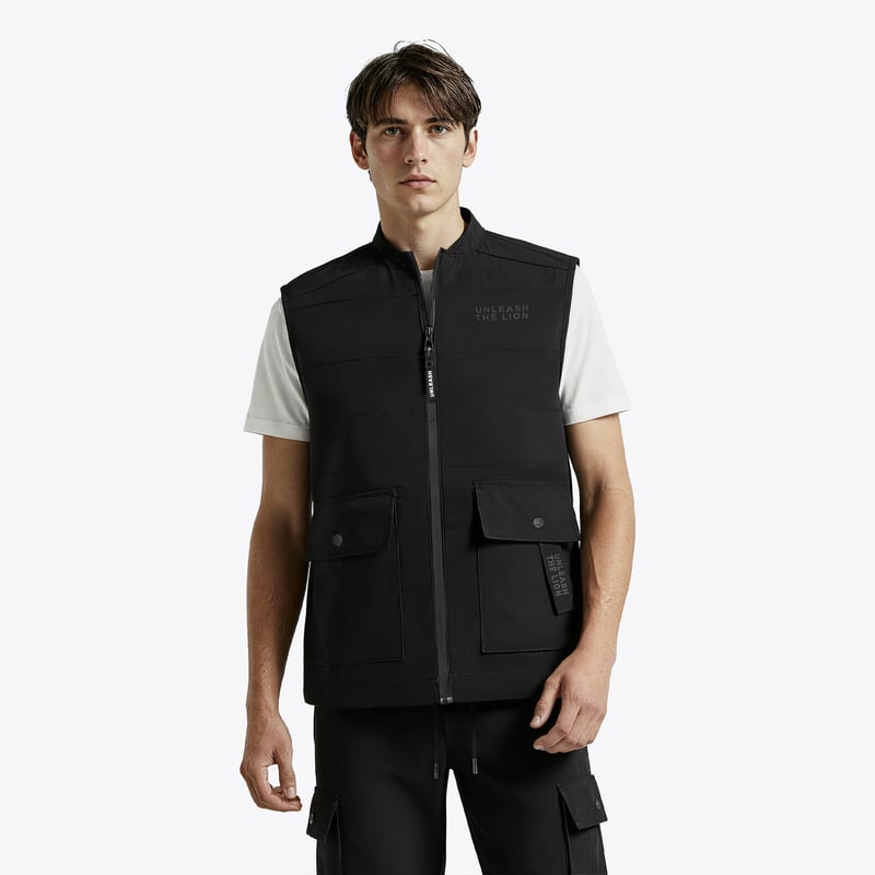 Unleash the Lion Bodywarmer - Noir - Homme Taille: 2XL