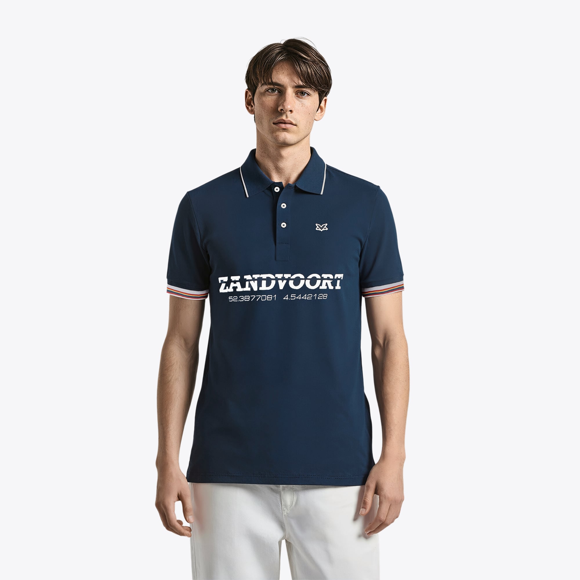 Polo MV Officiel x Zandvoort - Marine - Homme Taille: S