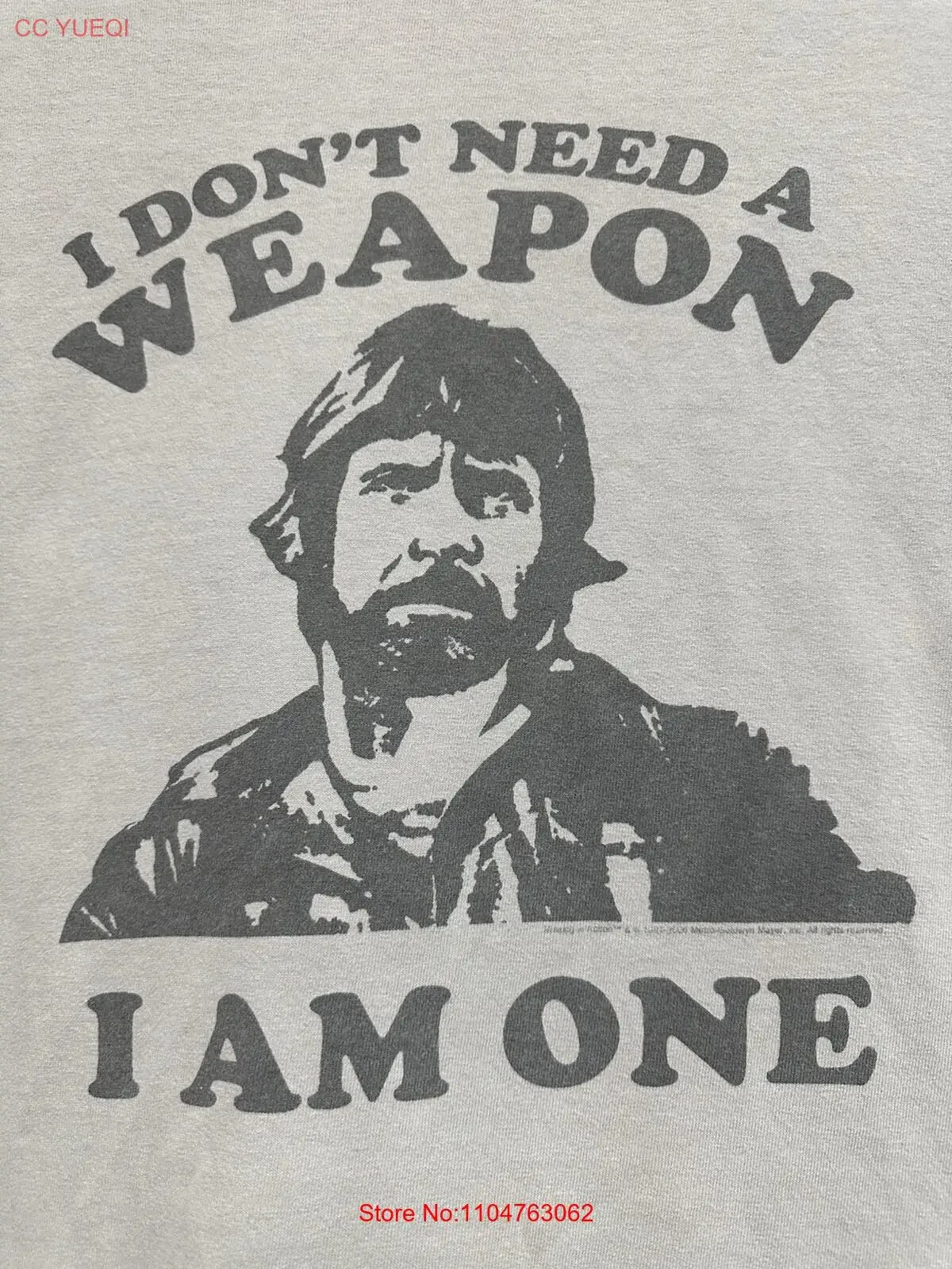 Vintage Missing In Action Chuck Norris T-Shirt 2006 2XL 25 5x30 READ DESC Vintage Washed Homme Grafik Streetwear