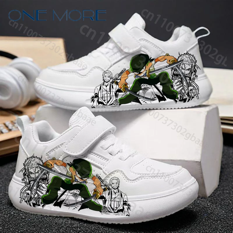 One piece Anime zoro Sneakers Casual Shoes Basketball Shoes Cartoon Printing Comfortable Flat Shoes Birthday Gift