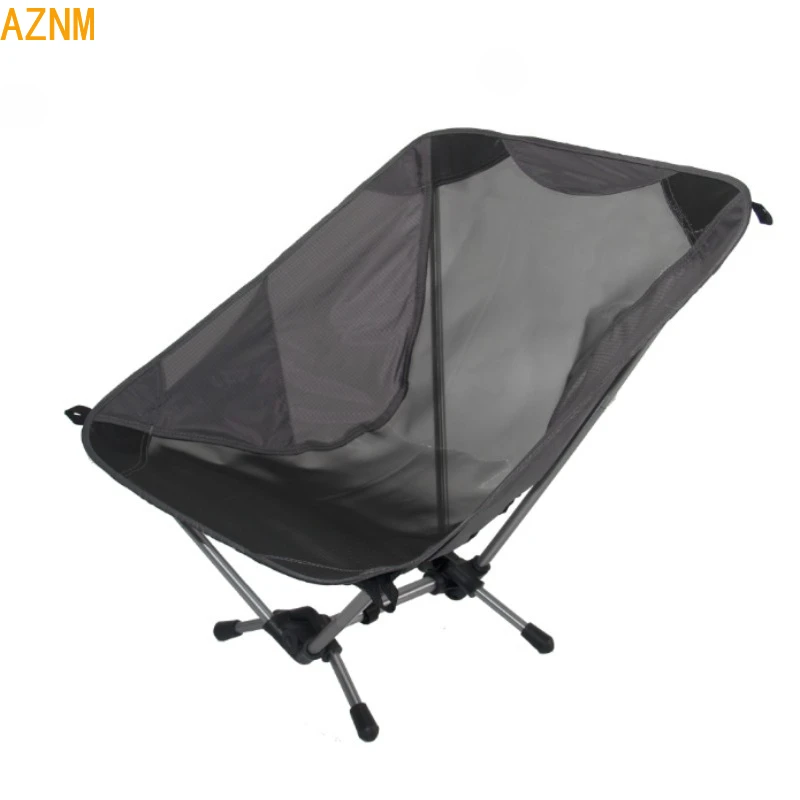 Ultraleichter Campingstuhl aus Aluminiumlegierung, leichter Outdoor-Klappstuhl, Mondstuhl für Rucksackreisen, Wandern, Reisen Image