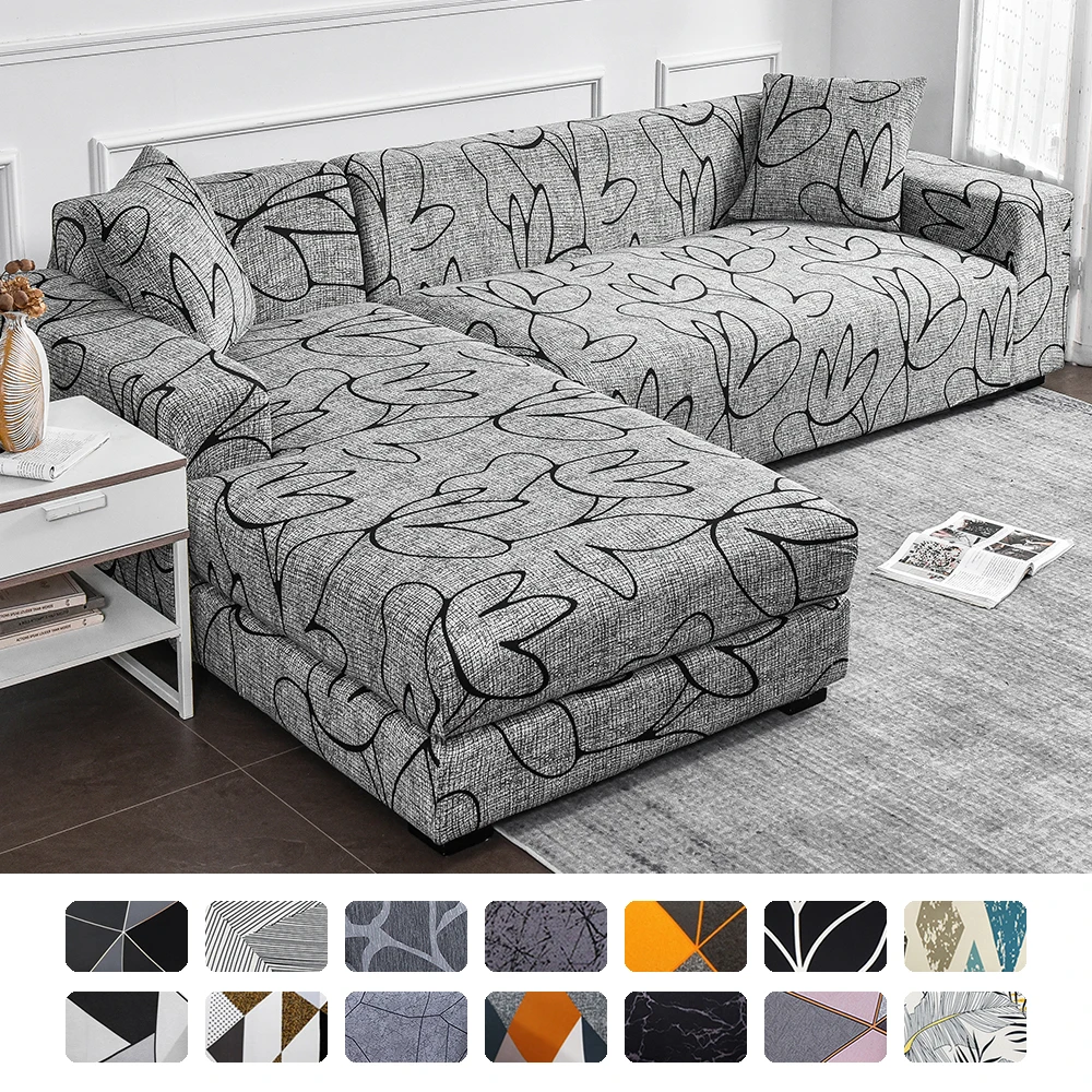 sofa cover für Wohnzimmer Stretch Gedruckt couch cover L form sofa abdeckung funda sofa Elastische Couch sofabezug 1/2/3/4-sitz sofa covers for living room