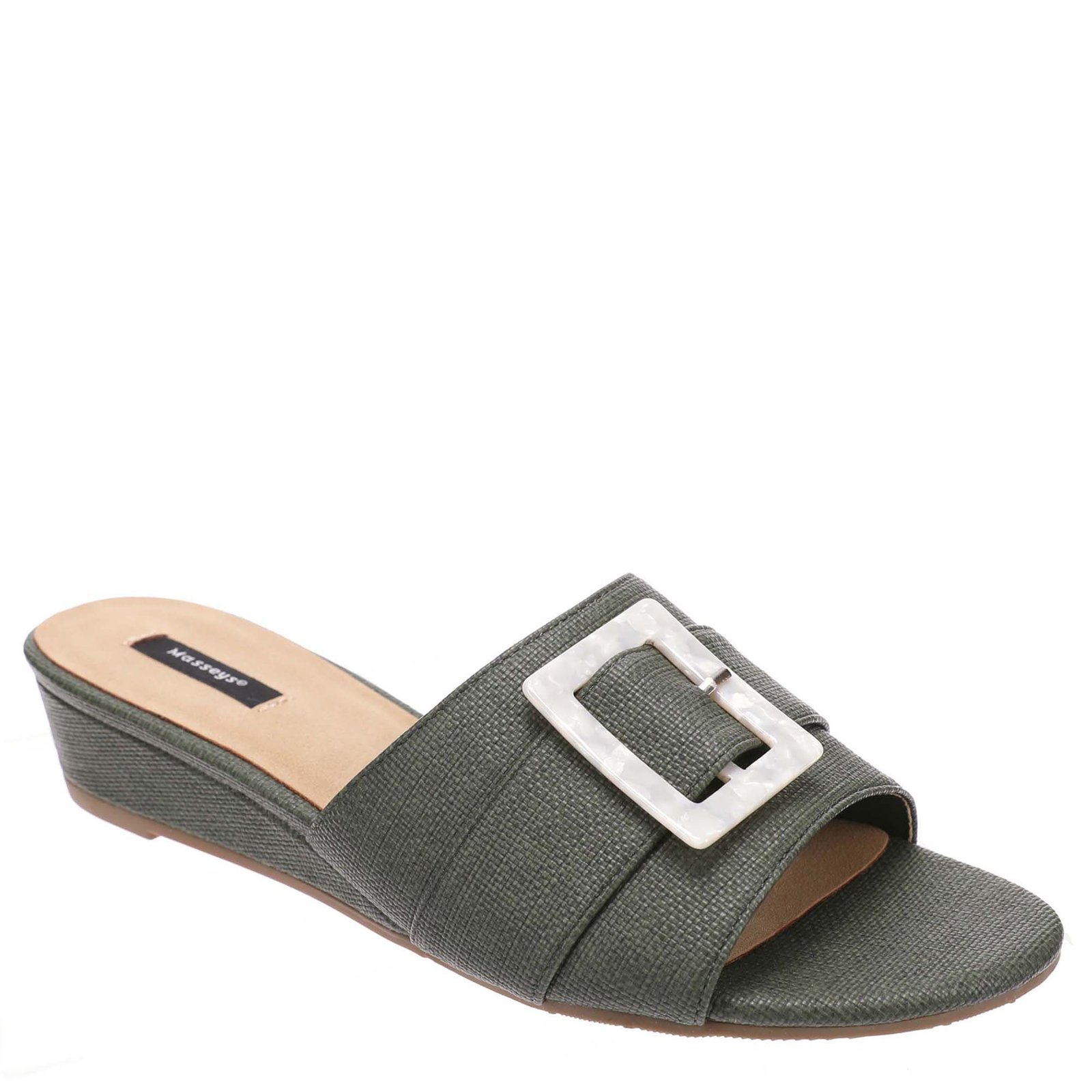 Masseys Milan - Womens 9.5 Green Sandal W