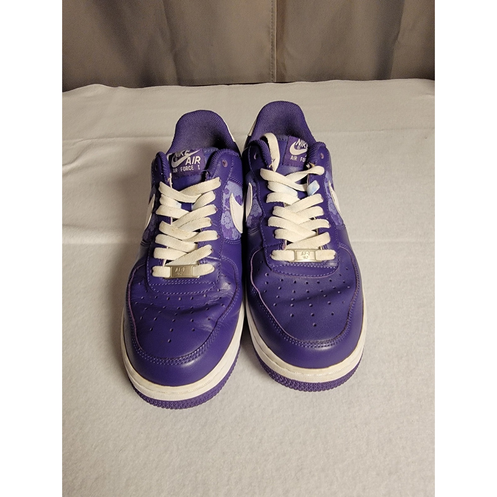 Nike Shoes | ***Nike Air Force 1 Low Shoes 9.5 Mens Purple Sneakers 2008 Release Date** | Color: Purple | Size: 9.5