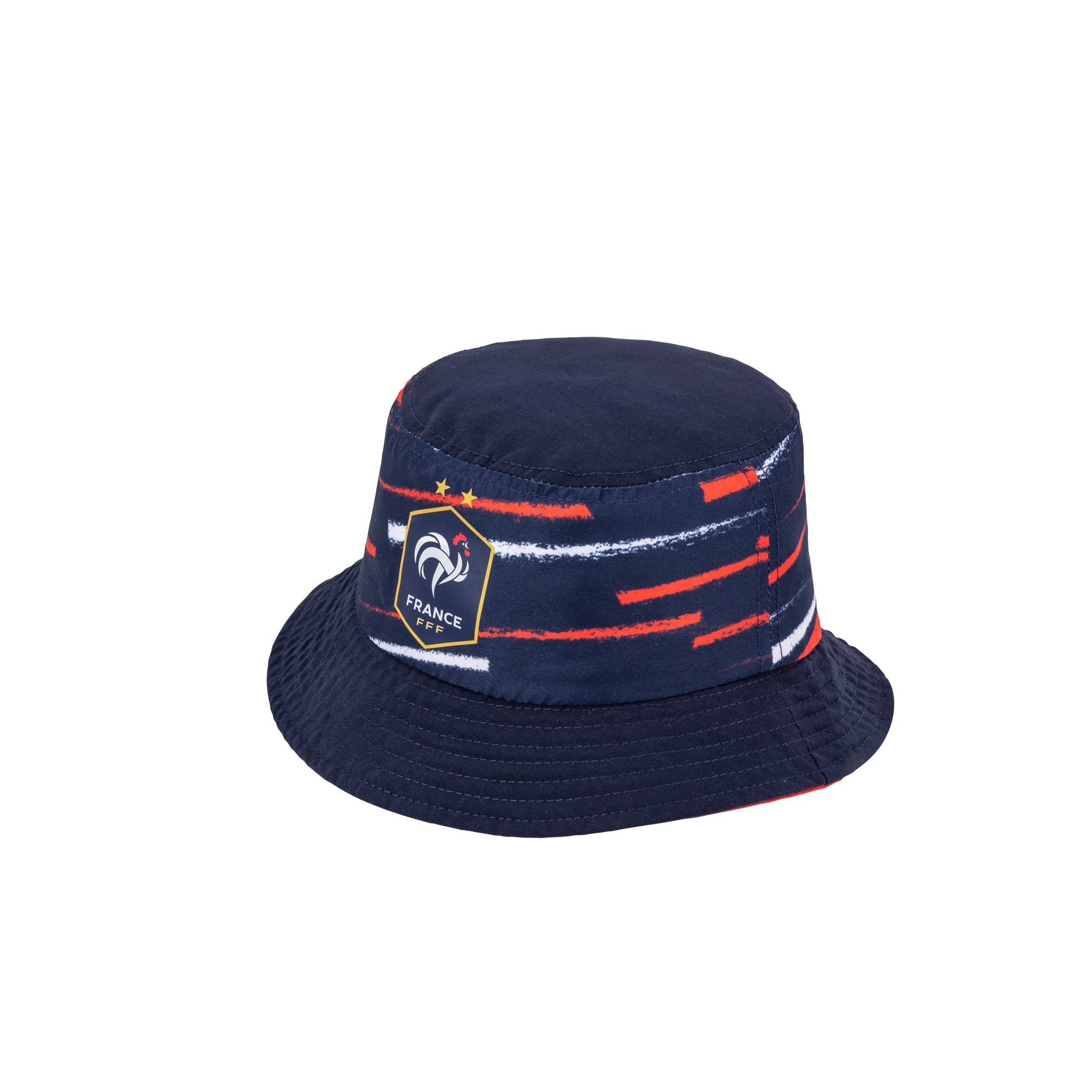 Fischerhut mit Frankreich-Grafik – Marineblau – Baby