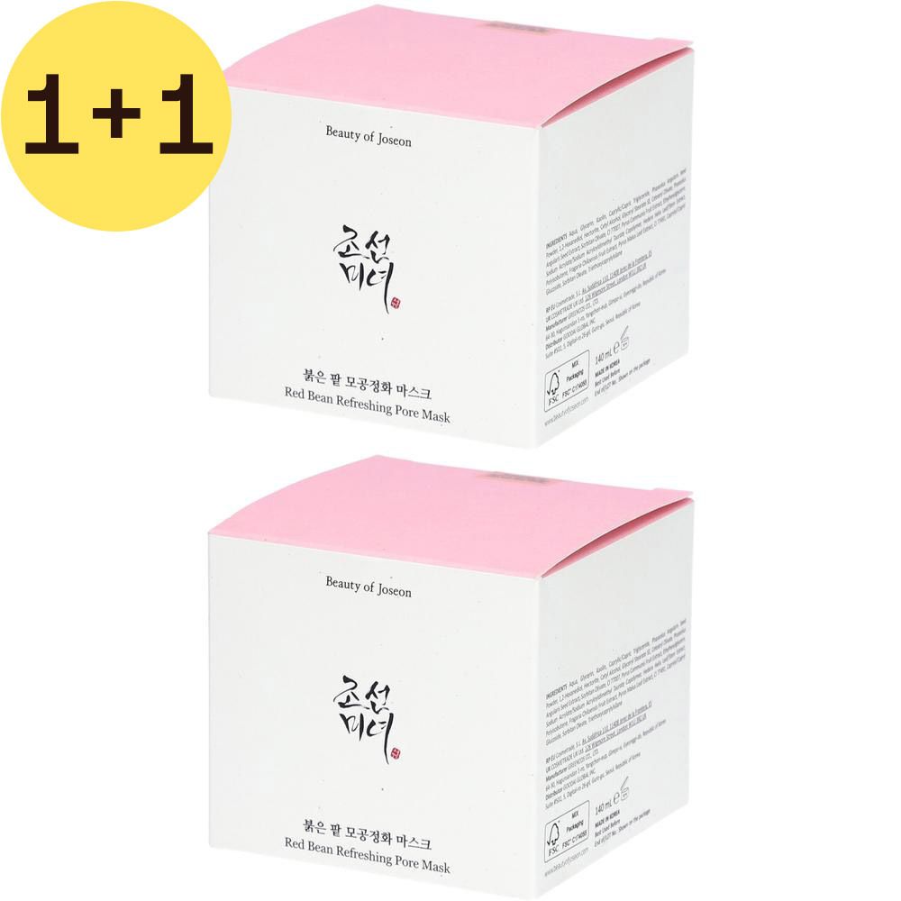 Beauty of Joseon Red Bean Refreshing Pore Mask Korean Skincare Gesichtsmaske unreine Haut 2x140 ml
