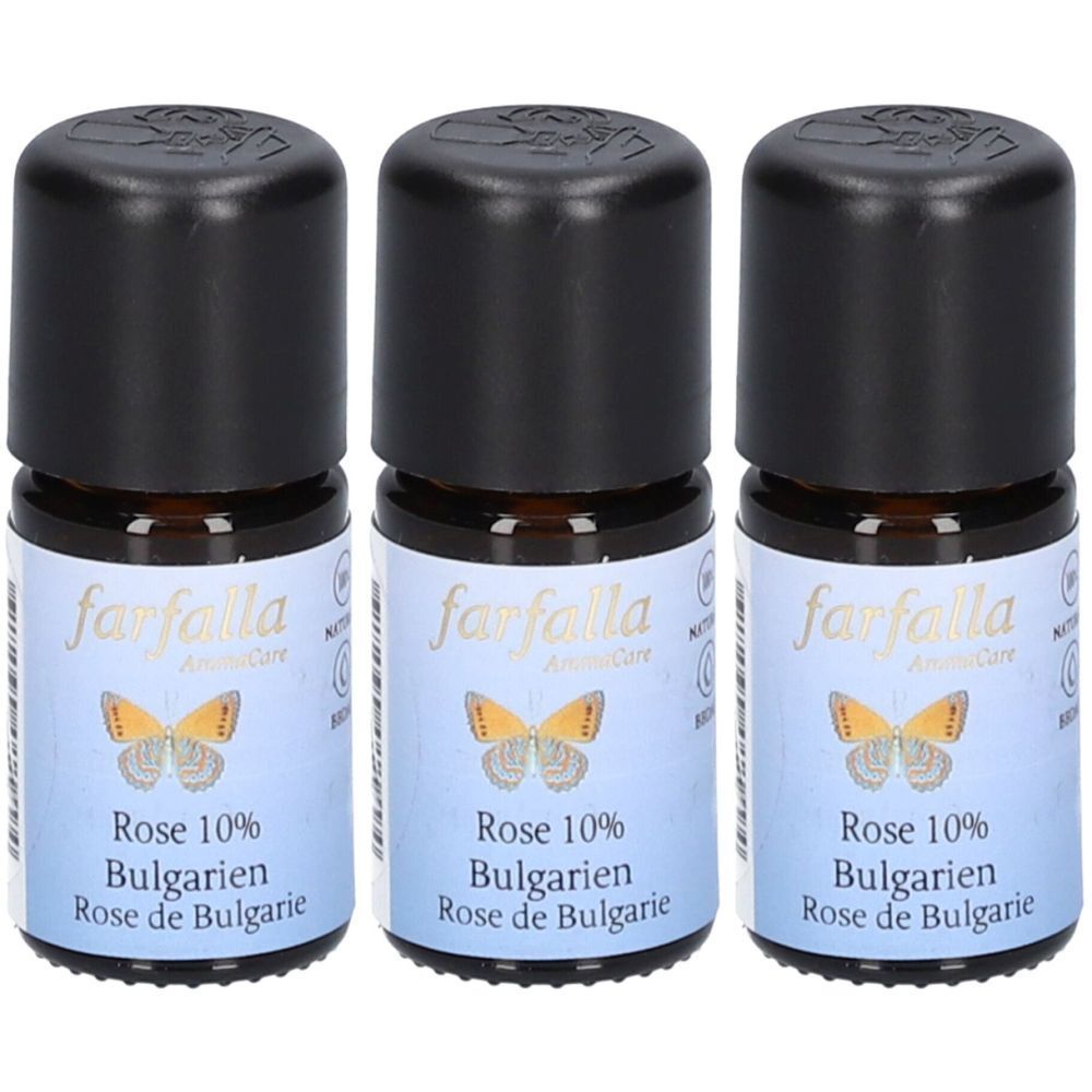 Farfalla Rose Bulgarien 10% Äth/Öl 5 ml x3 3x5 Ätherisches Öl