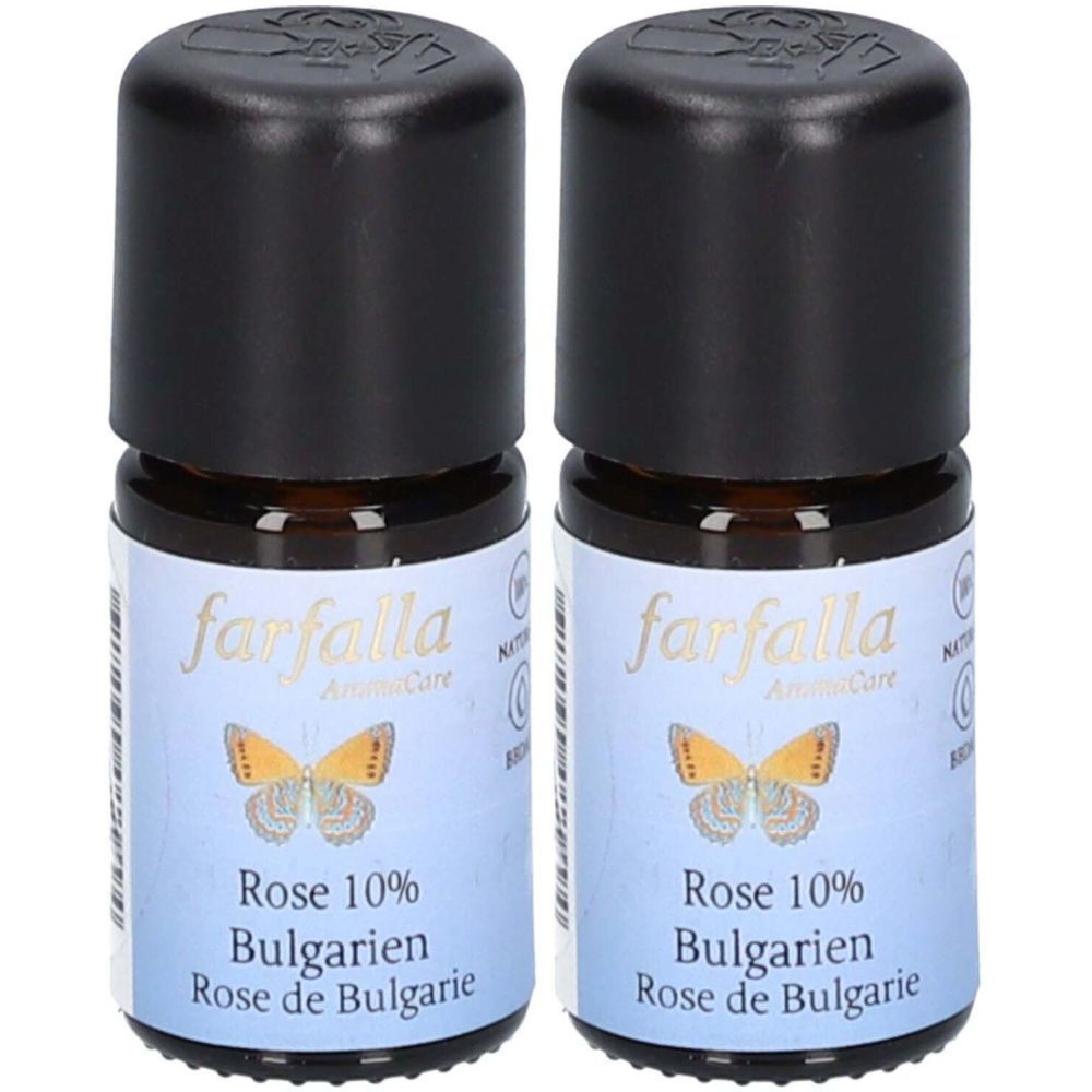 Farfalla Rose Bulgarien 10% Äth/Öl 5 ml x2 2x5 Ätherisches Öl