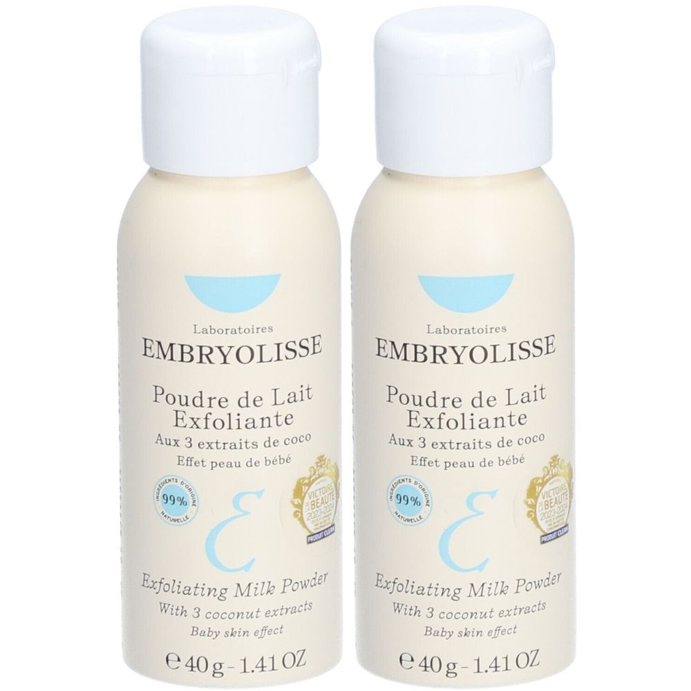 Embryolisse PDR Lait Exfol VIS 40G x2 2x40 g Puder