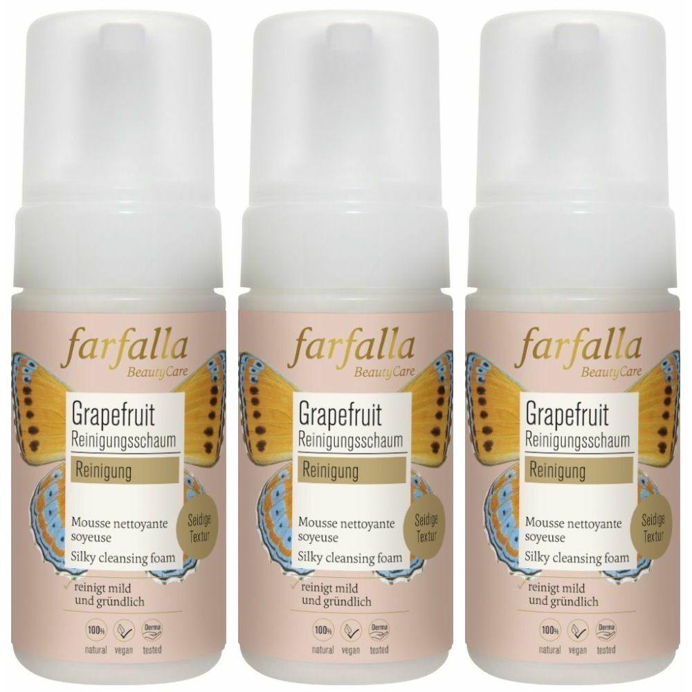 Farfalla Reinigungsschaum Grapefruit 120 ml x3 3x120 Schaum