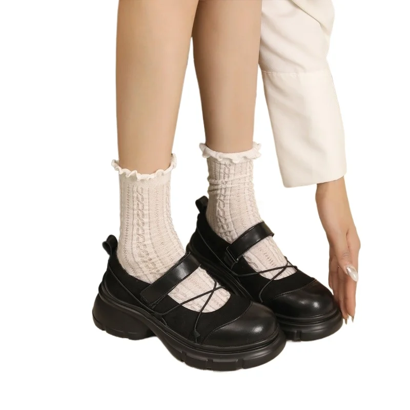 Herbst Chunky Frauen Sport Schuhe Mode Flache Schmetterling-knoten Plattform Turnschuhe Damen Casual Wohnungen Outdoor Mary Jane Schuh