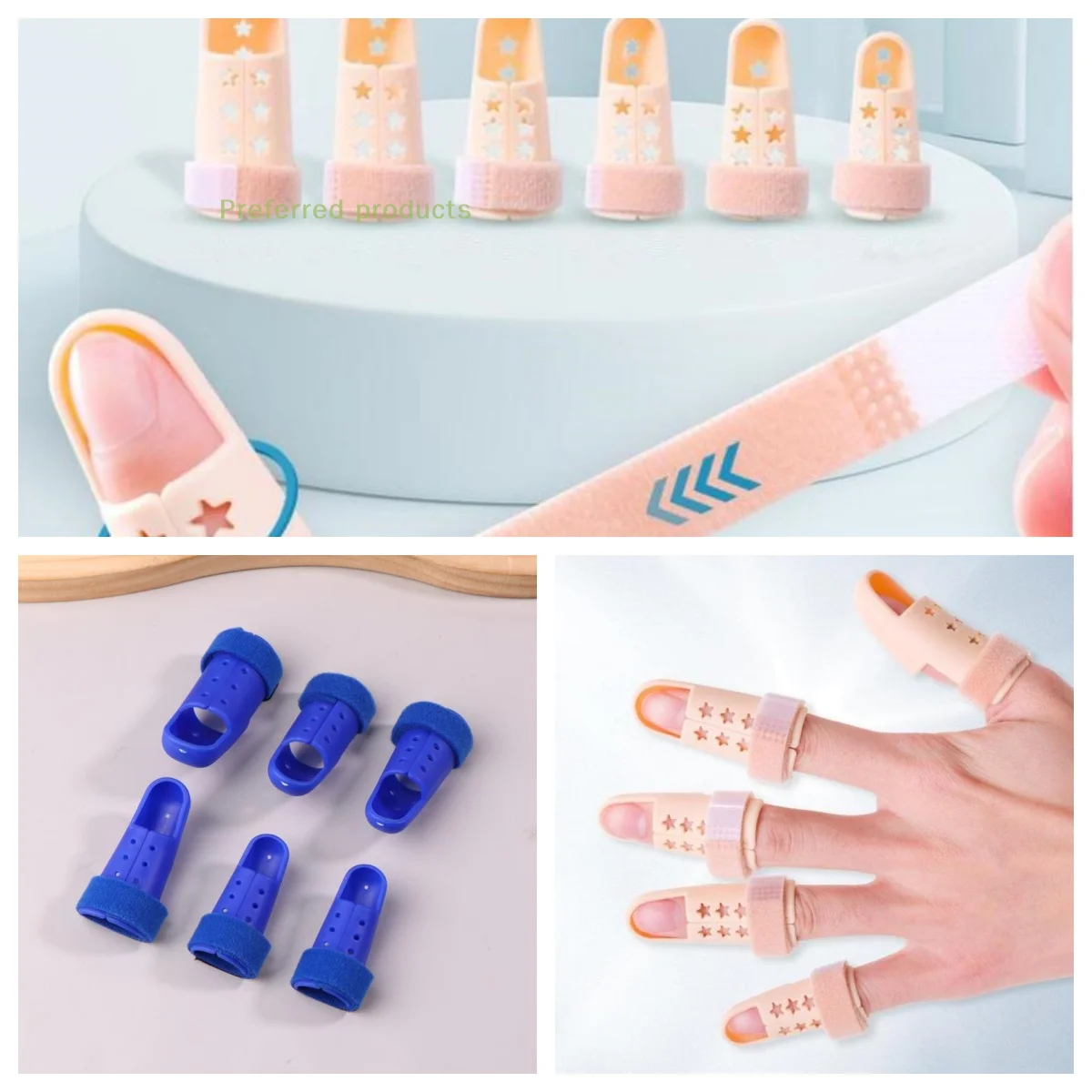 1Pc Polymer Finger Schiene Klammer Einstellbare Finger Unterstützung Schutz Für Finger Arthritis Joint Finger Verletzungen Klammer Schmerzen Relief Image
