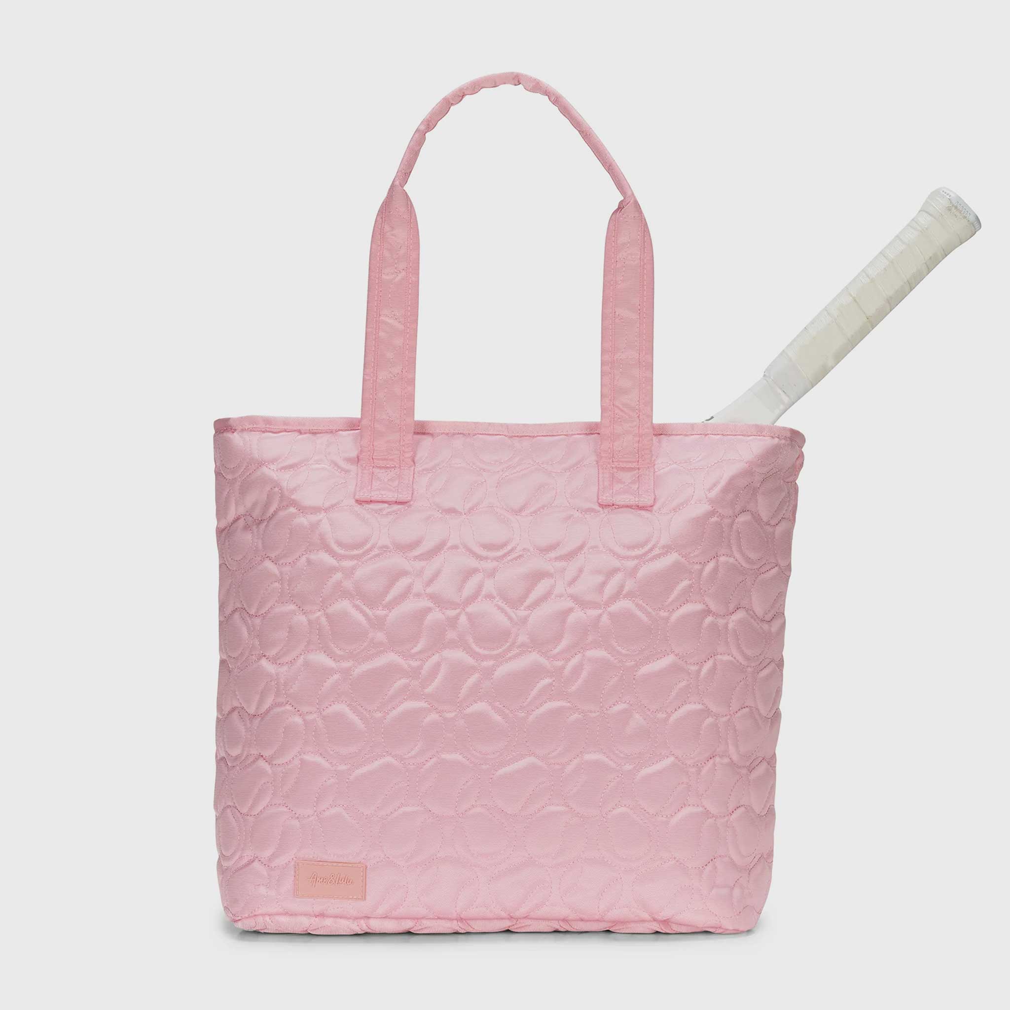 Ame & Lulu Tennis Court Carryall Tennis Bags Light Pink Tennis Balls
