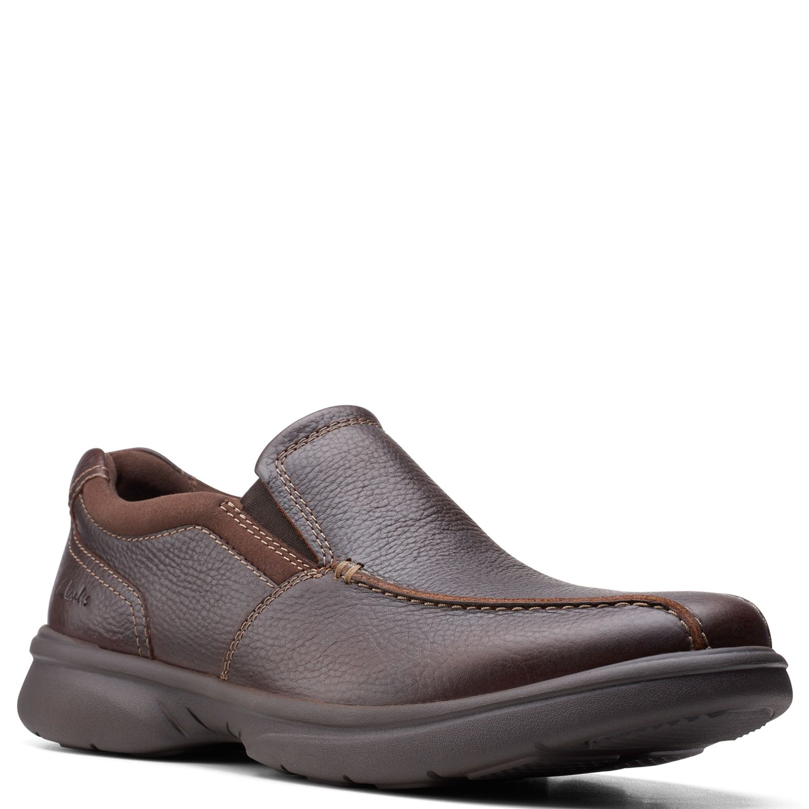 Clarks Bradley Step - Mens 9 Brown Slip On W