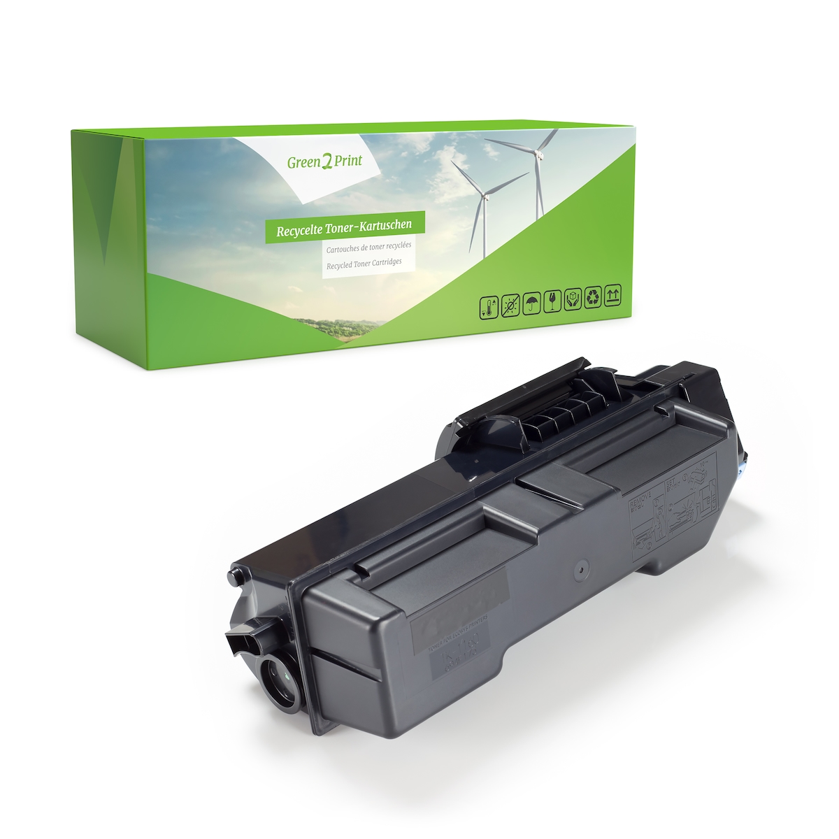 Green2Print Toner schwarz ersetzt Epson C13S110080 passend für Epson Workforce AL-M 220, 310, 320 Image
