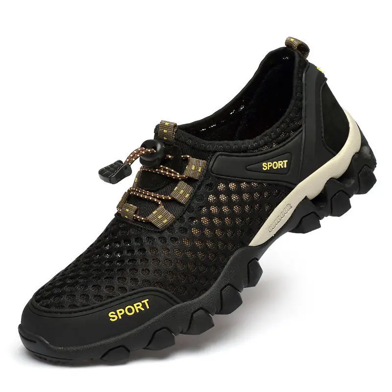 Scarpe da Montagna Estive 2026 da Uomo in Pelle Sintetica con Tomaia in Mesh Traspirante Leggere con Lacci Sportive Casual Moda Outdoor