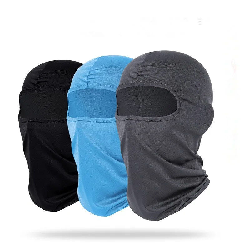 Masque facial pour la pratique de sports de plein air, vélo, moto, foulard de sport coupe-vent et respirant, doublure intérieure et couvre-chef