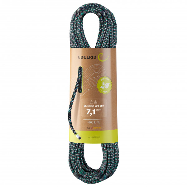 Edelrid - Skimmer Eco Dry 7,1 - Halbseil Länge 60 m beige