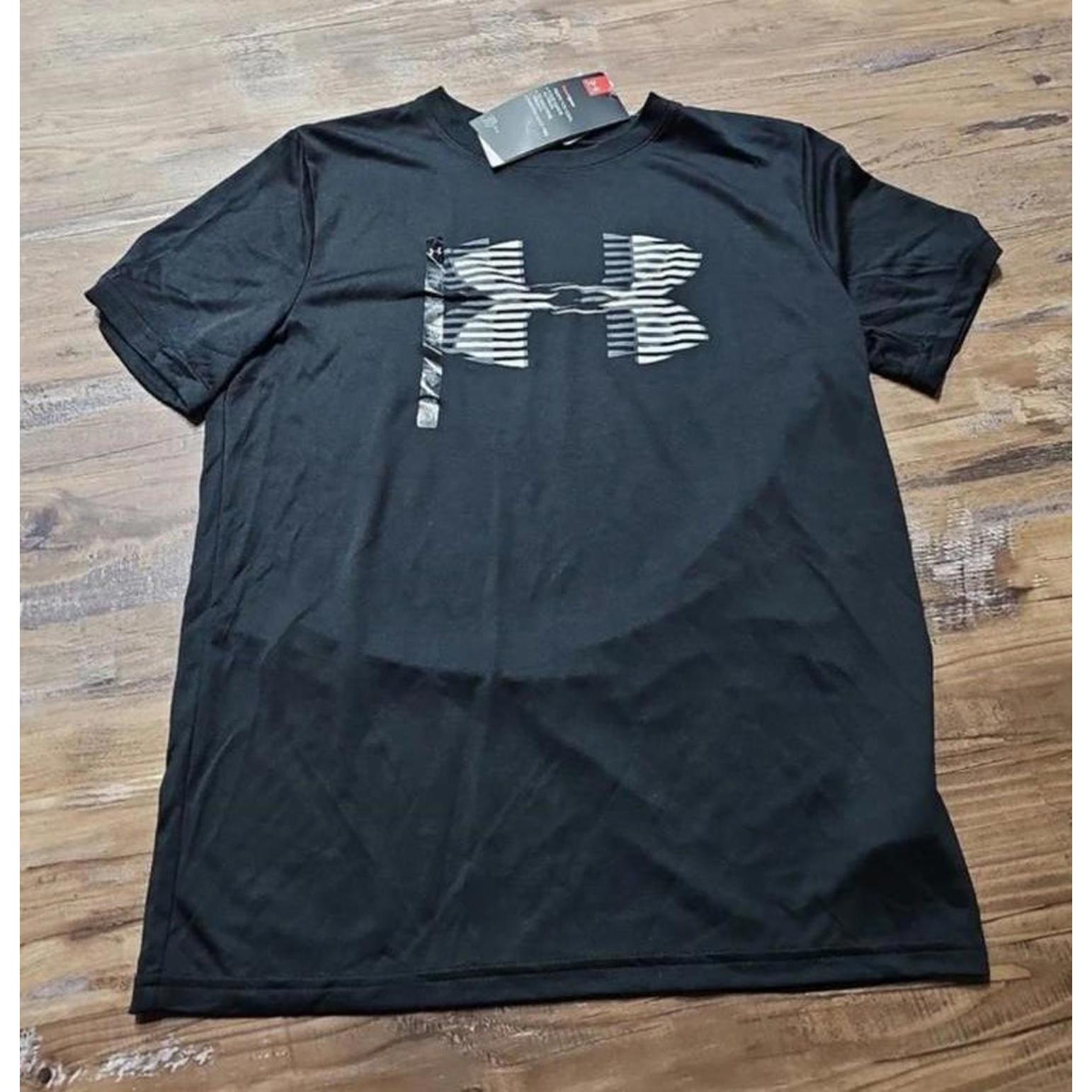 Under Armour Other | Designer Boys Large Clothes Under Armour Shirt Black Drifit | Color: Black | Size: L