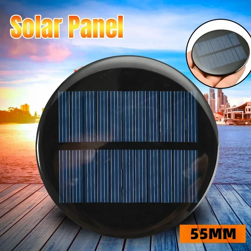 6 Tipo Pannello Solare 6V 2W 0.35A/ 5.5V 50mA Energia Solare FAI DA TE Mini Modulo Cella Solare In Silicio Policristallino Pannello Solare bordo Epossidico