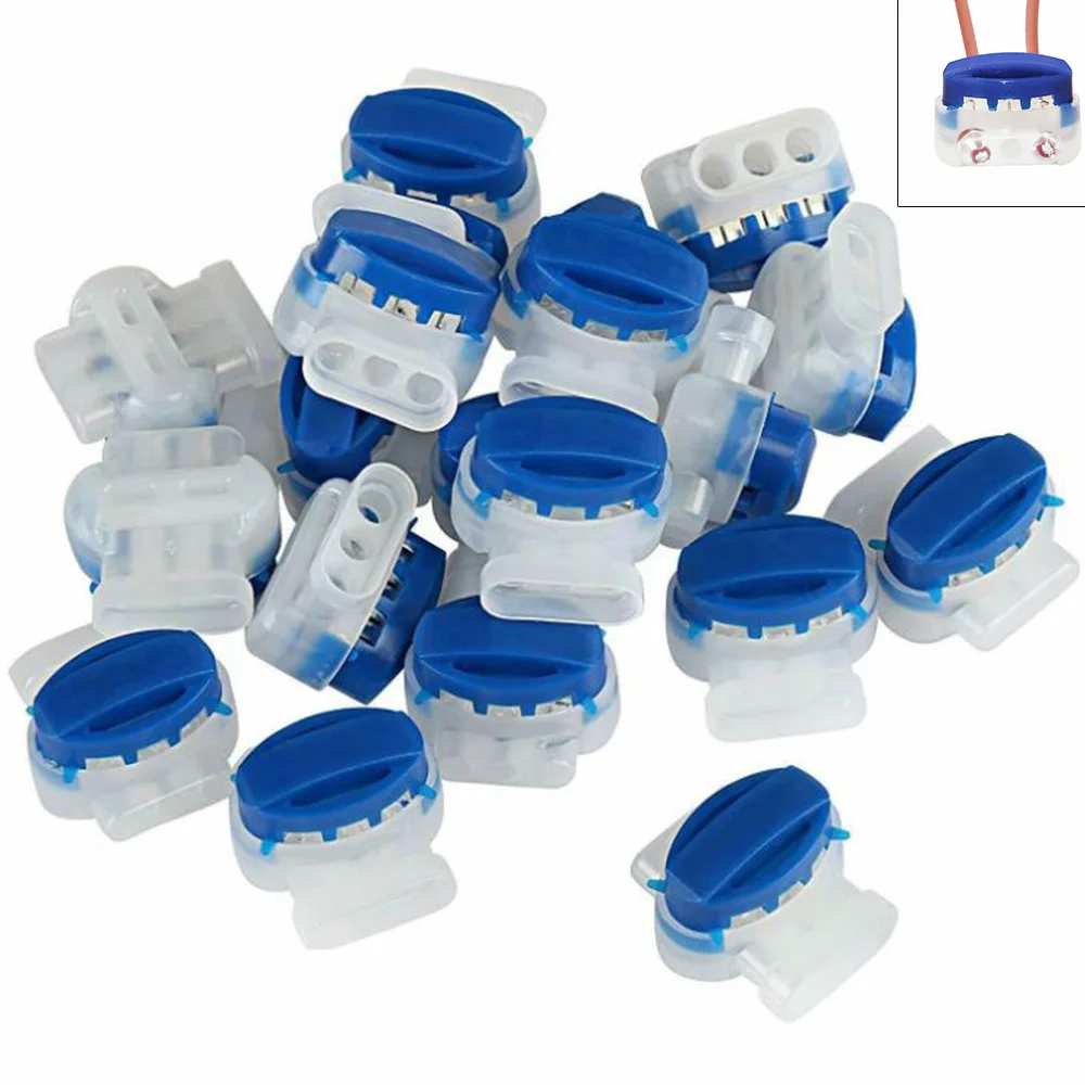 5Pcs Draht Elektrische Daten Kommunikation Kabel Wasserdichten Stecker Terminal Block Wasser Feuchtigkeit Widerstand mit Harz Conector Image