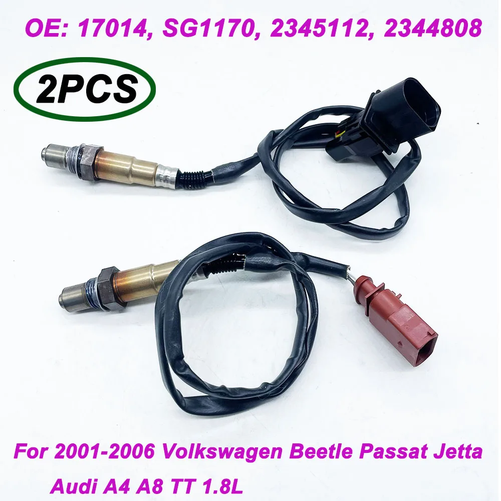 2er-Set vor-und abwärts liegender o2-Sauerstoffsensor sg1170 1,8 021906262b für audi tt vw golf gti jetta 2.0l Image