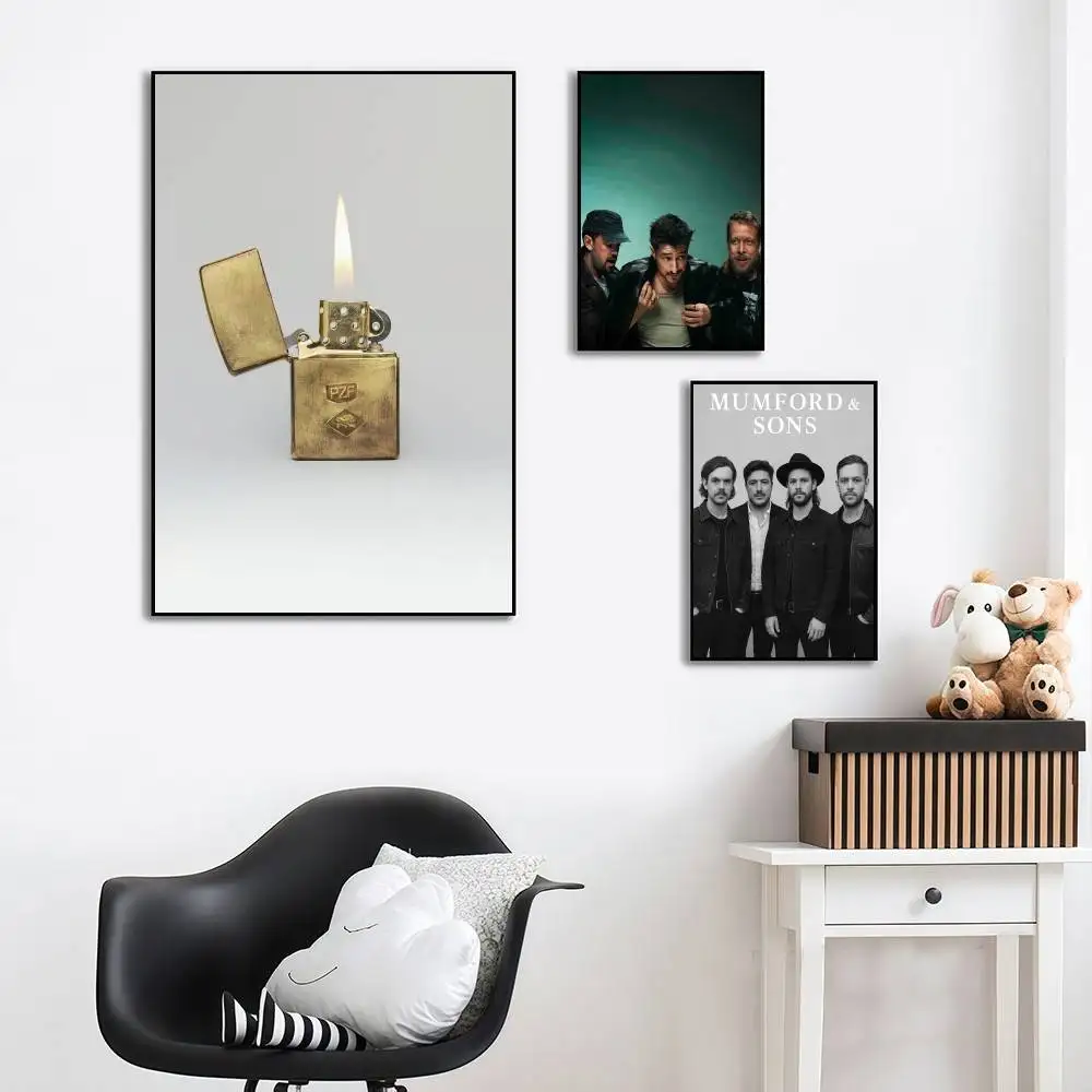 BADN M-Mumford and S-Sons Prizefighter High-End Fashion POSTER-Aufkleber für Wohnzimmer, Eingangsbereich, luxuriöse Heimdekoration