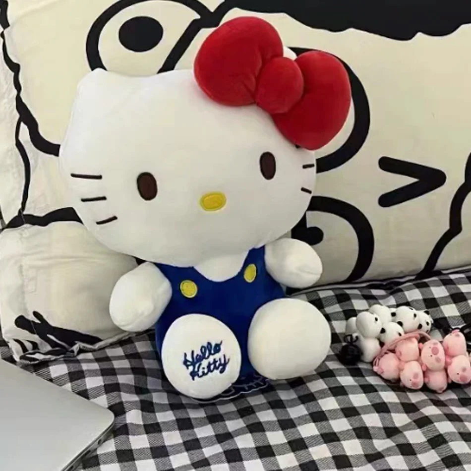 2026*Hello Kitty Anime Hello Kitty Plüschtiere Weiche Kissen Geburtstagsgeschenke für Mädchen Kawaii Hello Kitty Plüschpuppen