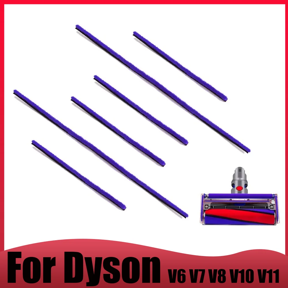 Für Dyson Soft Plush Strips Ersatzset V6 V7 V8 V10 V11 Staubsauger Soft Roller Verschleißfeste Streifen Zubehör Image