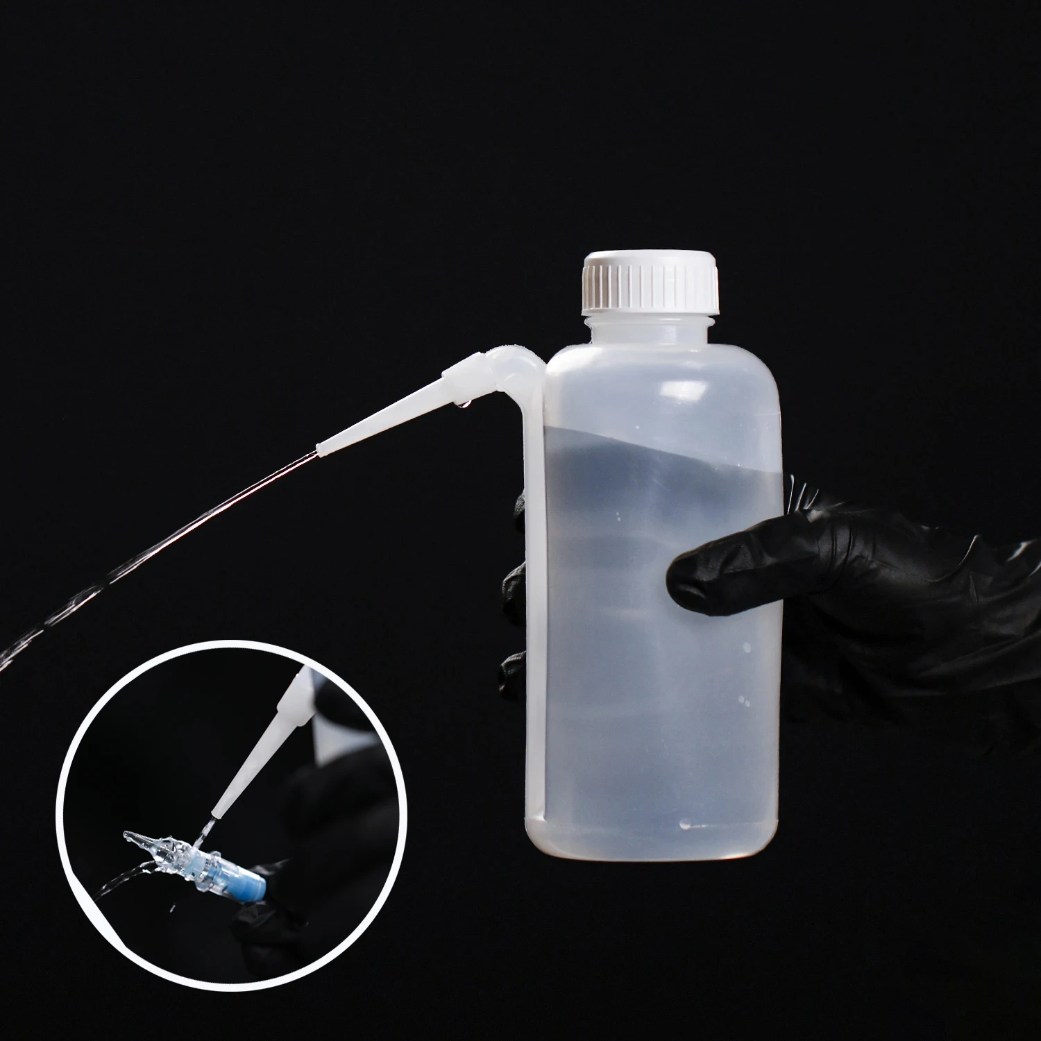 250/500 ml Tattoo Waschen Sauber Squeeze Flasche Bewässerung Werkzeuge Tattoo Liefert Grüne Seife Waschen Flasche Kunststoff Tattoo Zubehör Image