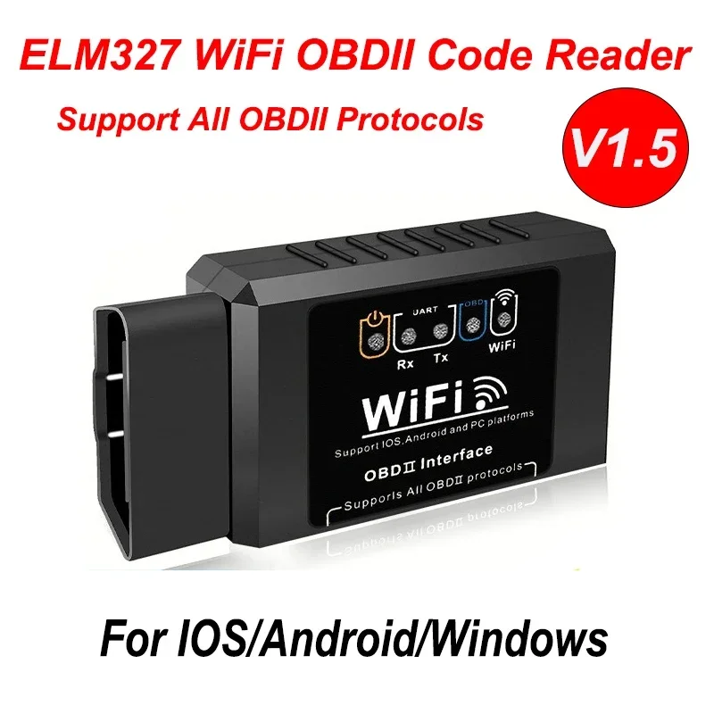 ELM327 WiFi OBD2 Scanner Code Reader V 1,5 Auto Diagnose Werkzeuge WIFI Für Android/IOS OBD 2 Auto Diagnose OBD2 interface Adapter Image