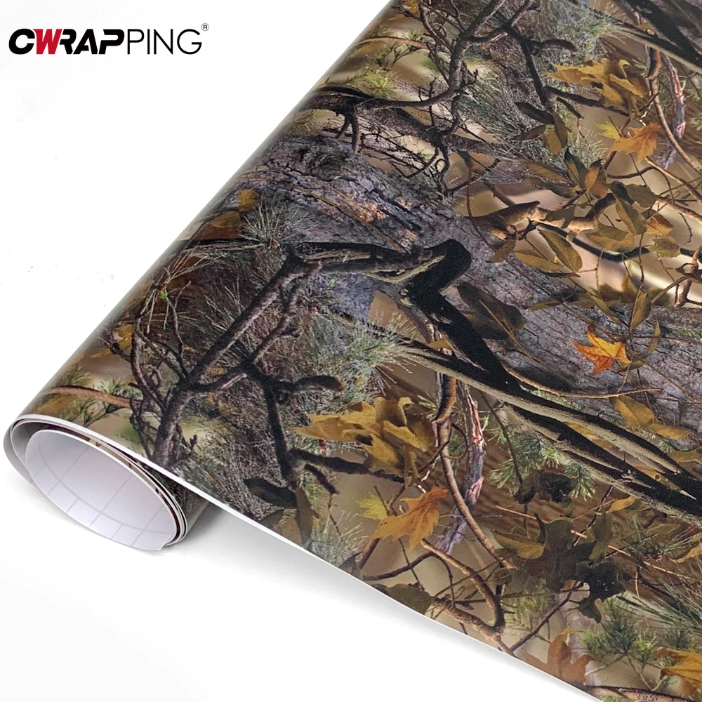 Camo Woodland Film Außen Auto Aufkleber Off Road Zubehör Auto Motorrad Selbstklebendes Vinylpapier für Karosseriebedeckung Aufkleber Image