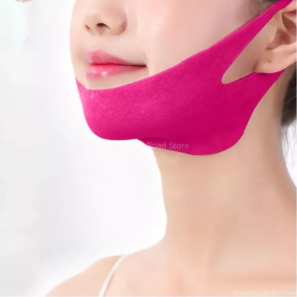 1pc Face Lifting Slim Maske Gesichts Kinn Wange Abnehmen Lift Up V Shaper Verband Hautpflege Schönheit Gesundheit Yng Лица Image
