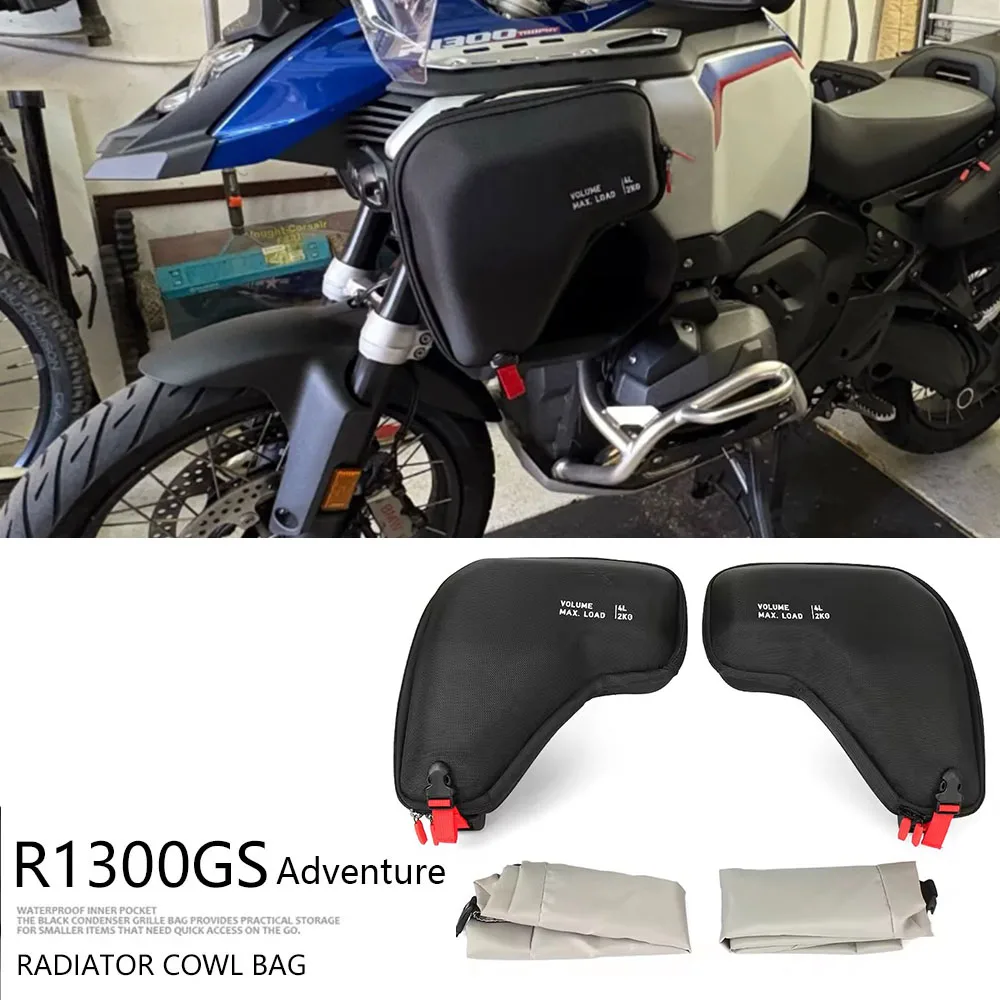 Motorradzubehör R1300GS Adventure Verkleidung Links Rechts Kühlerabdeckung Taschen Wasserdicht Für BMW R 1300 GS ADV R1300GSA 2024- Image